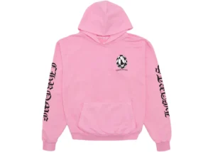 Pink Chrome Hearts Hoodie Vanity Affair Front Side Image