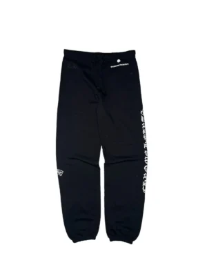 Chrome Hearts Flared Sweatpants Black Front Side Image