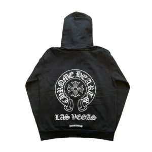 Chrome Hearts Las Vegas Hoodie Black Zip Up - back