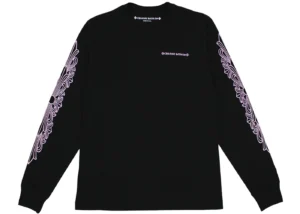 Black and Pink Chrome Hearts Shirt - front