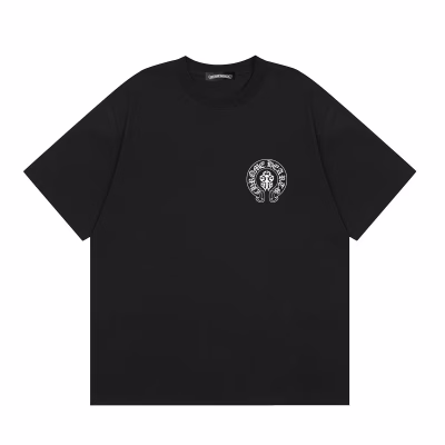 Chrome Heart American Flag T-Shirt in Black