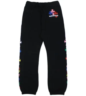 Chrome Hearts Multicolor Cross Cemetery Sweatpants