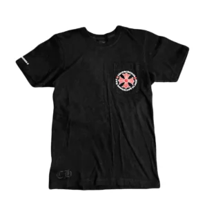 Black Red CH Made In Hollywood Plus Cross T-shirt