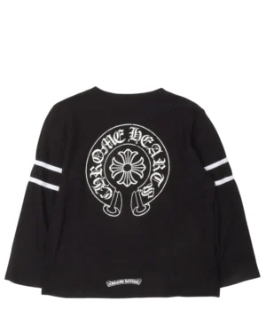 Chrome Hearts 33 Horseshoe Logo Jersey Black T-Shirt - back