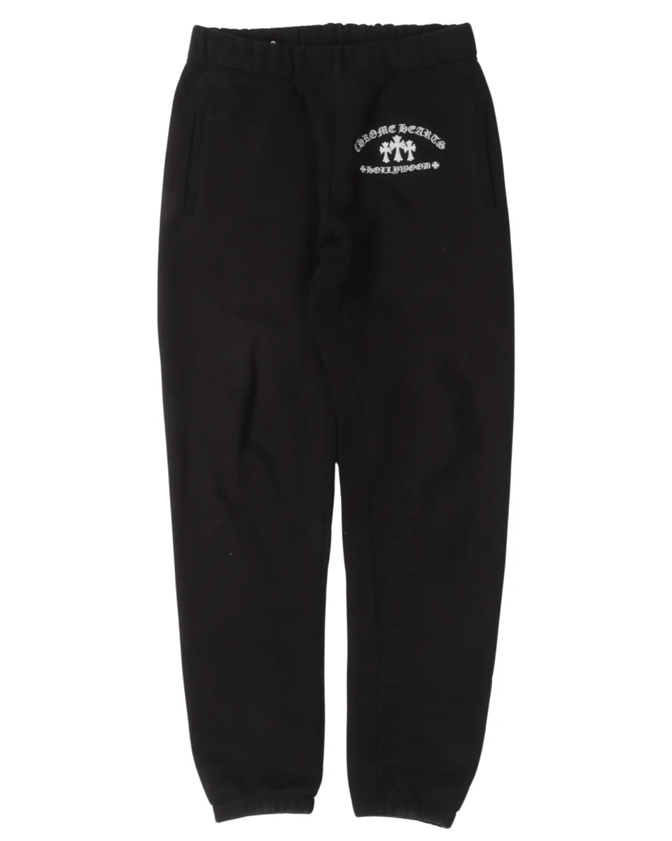 Chrome Hearts Embroidered Cemetery Cross Sweatpants - front