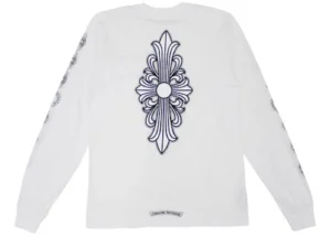 Chrome Hearts Floral Cross White T-Shirt - back