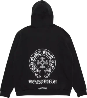 Chrome Hearts Honolulu Exclusive Black Hoodie - back