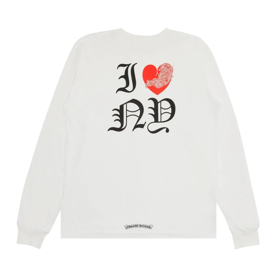 Chrome Hearts I Heart NY White T-Shirt - back