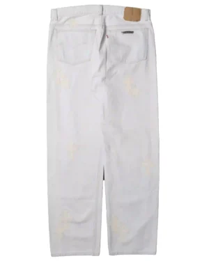 Buy Men's Chrome Hearts Star Patch Jeans - back