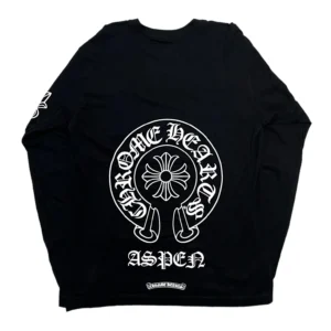 Chrome Hearts Aspen Exclusive Floral Horseshoe Tee Shirt - back