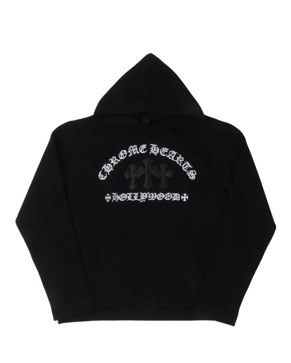 Chrome Hearts Cashmere Cemetery Cross Hoodie - front