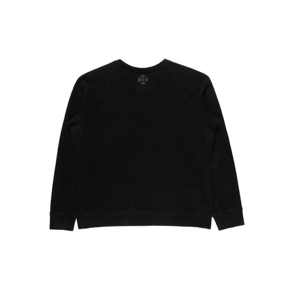 Chrome Hearts Embroidered Crewneck Black Sweatshirt - back