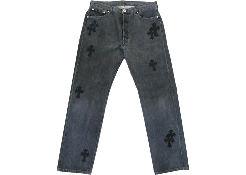 Chrome Hearts Vintage Levi's Denim Jeans - front