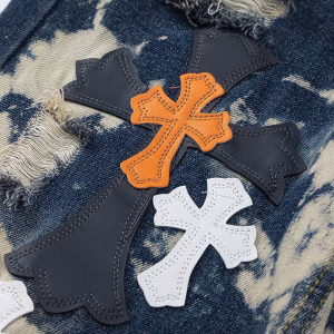 Chrome Hearts Tie Dye Multicolor Cross Jeans