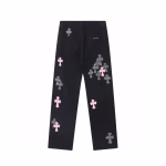 Chrome Hearts Multi Color Cross Jeans