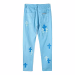 Chrome Hearts Denim Light Blue Jeans
