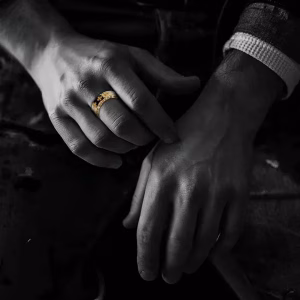Chrome Hearts Forever Ring Gold – 22K (Made to Order)