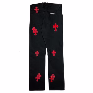 Chrome Hearts Levi’s Red Cross Patch Jeans – Black