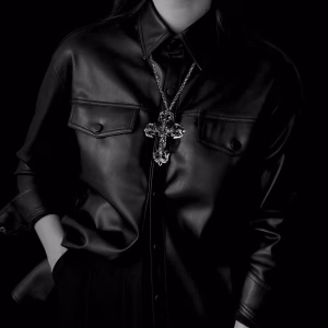 Large Filigree Cross Pendant