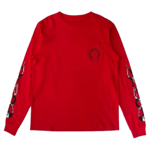 Red Chrome Hearts Long Sleeve