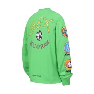 Chrome Hearts Sex Record Green Long Sleeve