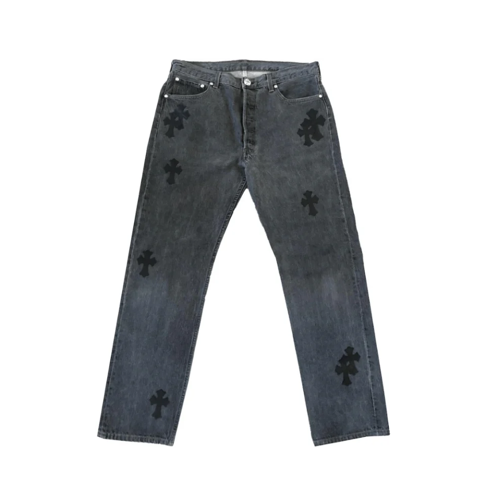 Chrome Hearts Vintage Levi's Denim Jeans - front