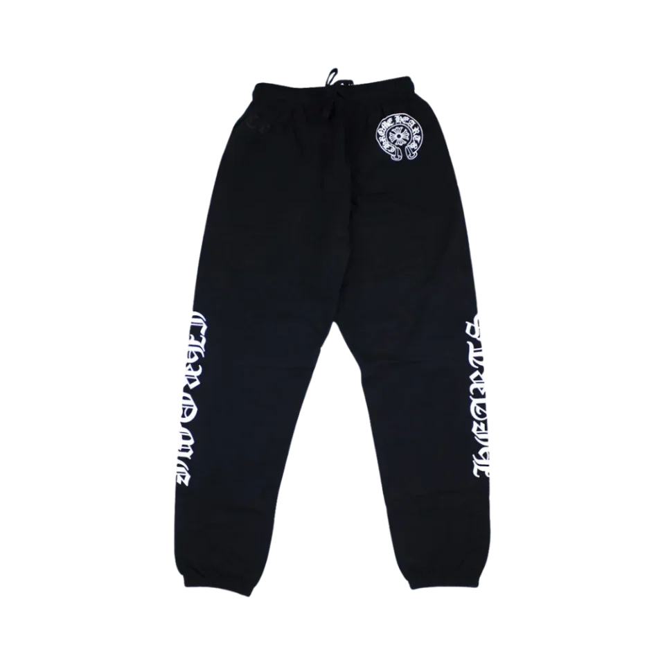 Chrome Hearts Horseshoe Logo Sweatpants Black