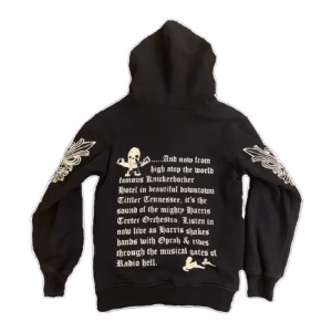 Chrome Hearts Rare Zip Up Hoodie Floral Cross Foti
