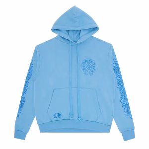 Chrome Hearts Sanskrit Hoodie Blue
