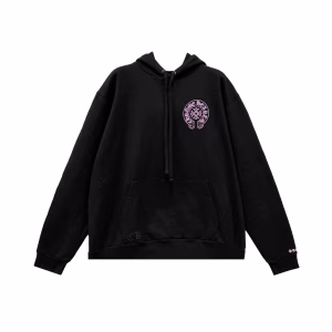 CH Pink and Black Horse Show Logo Hoodie