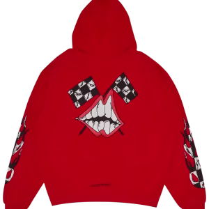 Red Chrome Hearts Mattyboy Hoodie​