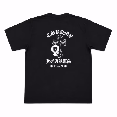 Bape x Chrome Hearts T-Shirt Black