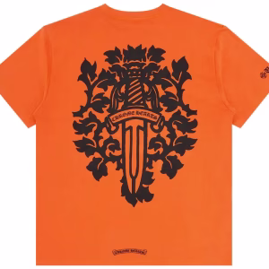 Orange Chrome Heart Shirt