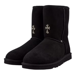 Black Chrome Heart Uggs