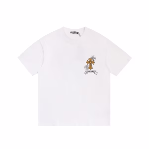 Chrome Hearts Black Multicolor Cross Logo Tee