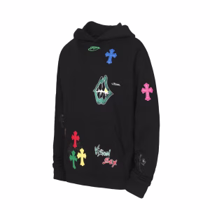 Chrome Hearts Multicolor Hoodie Black
