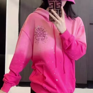Women's Chrome Hearts Hoodie Pink