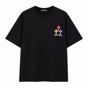 Chrome Hearts Multi Color Horseshoe Cross Logo Shirt