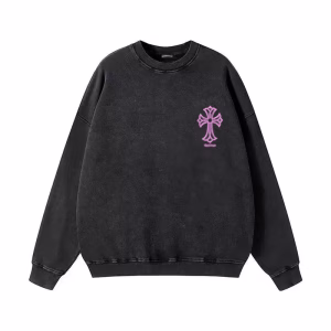 Chrome Hearts Neon Pink Cross Long Sleeve