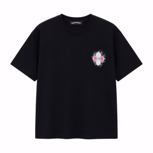 Chrome Hearts Splash Horseshoe Logo T-Shirt (Black)