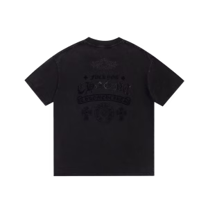 Chrome Hearts Black Wash Fuck You Horseshoe Tee