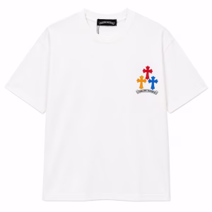 Chrome Hearts Horseshoe Multi Cross Tee (White)