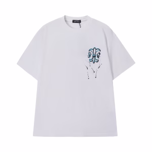 Chrome Hearts Fleur-de-Lis Splatter Tee (White)