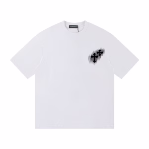 Chrome Hearts Cemetery Cross Spray Logo Tee (White)