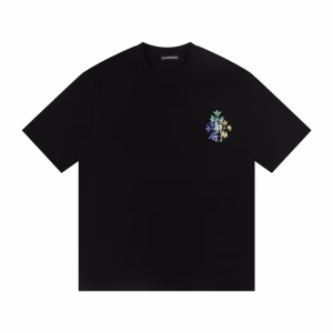Chrome Hearts Multi Floral Horseshoe T-Shirt – Black