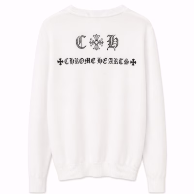 Chrome Hearts CH Cross Waffle Knit Cardigan