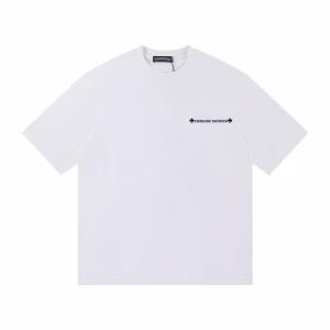 Chrome Hearts Floral Cross Grid Tee (White)