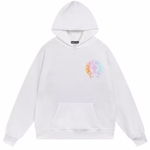 Chrome Hearts Neon Horseshoe Hoodie White