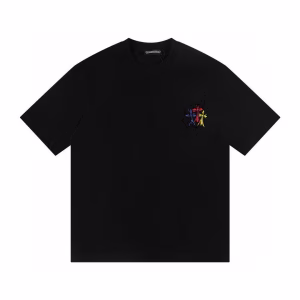 Chrome Hearts Colorful Cross Graphic T-Shirt Black