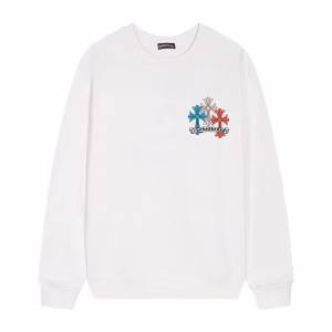 Chrome Hearts Prism Saint Cross Long Sleeve White